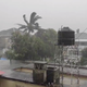 Rain falls before the landfall of cyclone Eloise in Beira, Mozambique Jan. 22, 2021